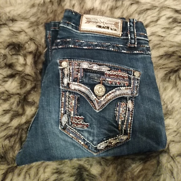 Western shirt and Grace in LA jeans bundle - Picture 2 of 7